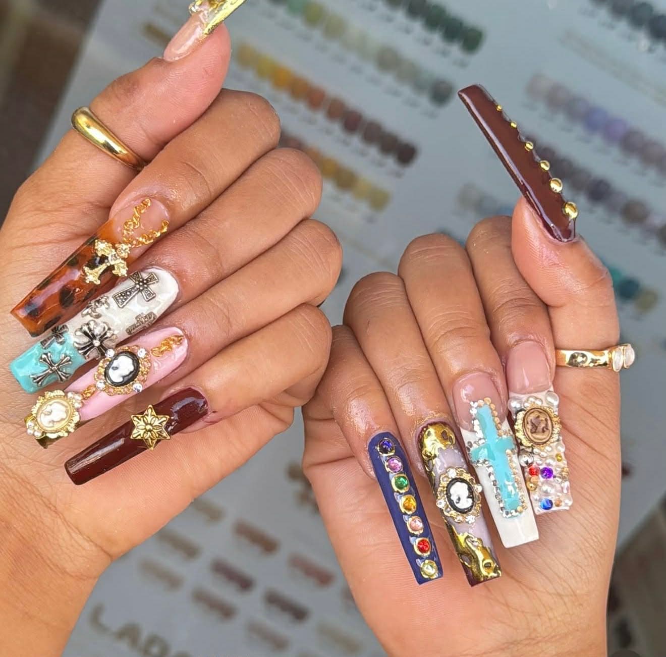 Gel manicure finished set by Terra Beauty Center