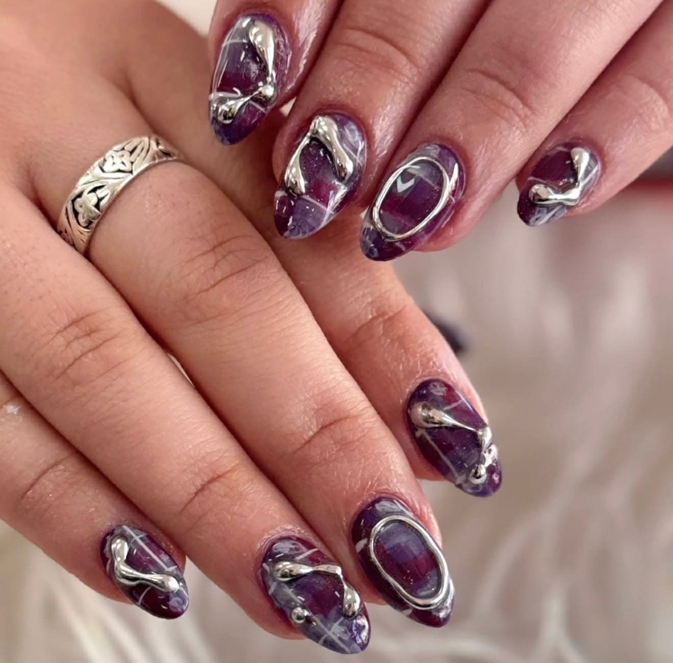 Gel manicure finished set by Terra Beauty Center